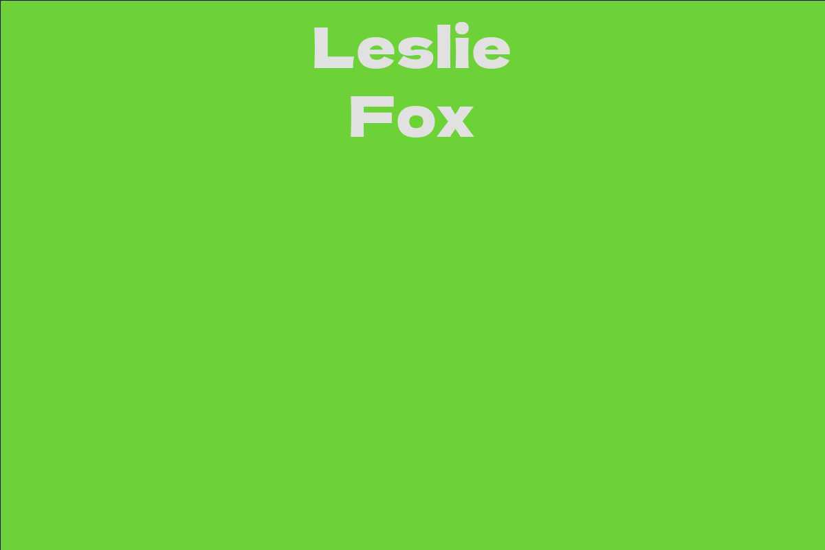Leslie Fox