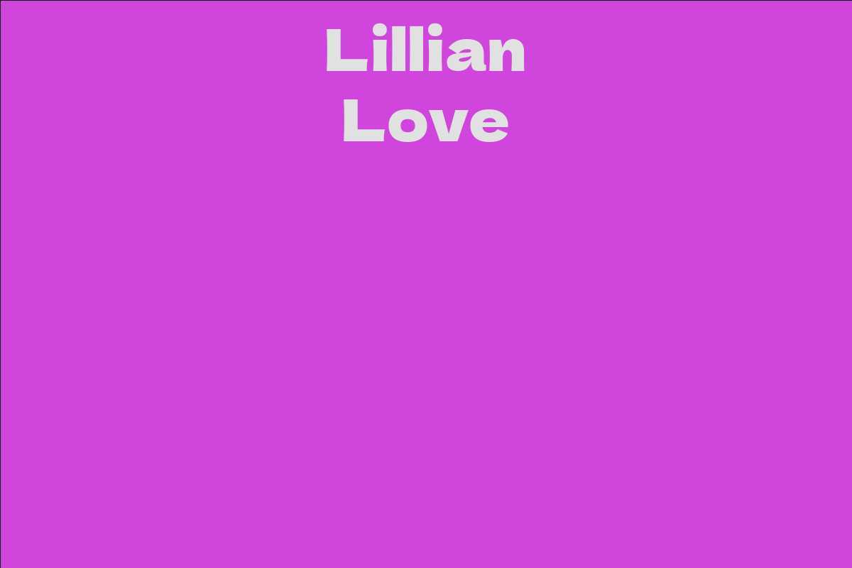 Lillian Love