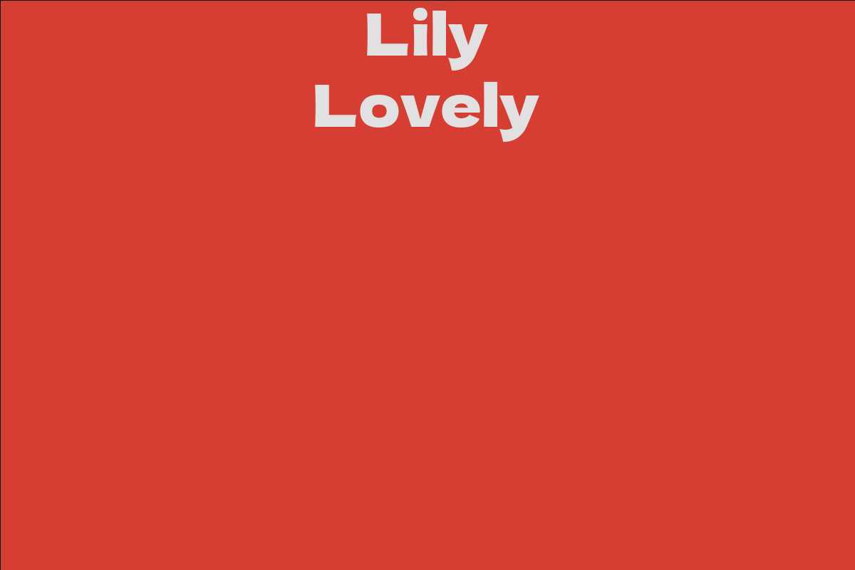 Lily Lovely