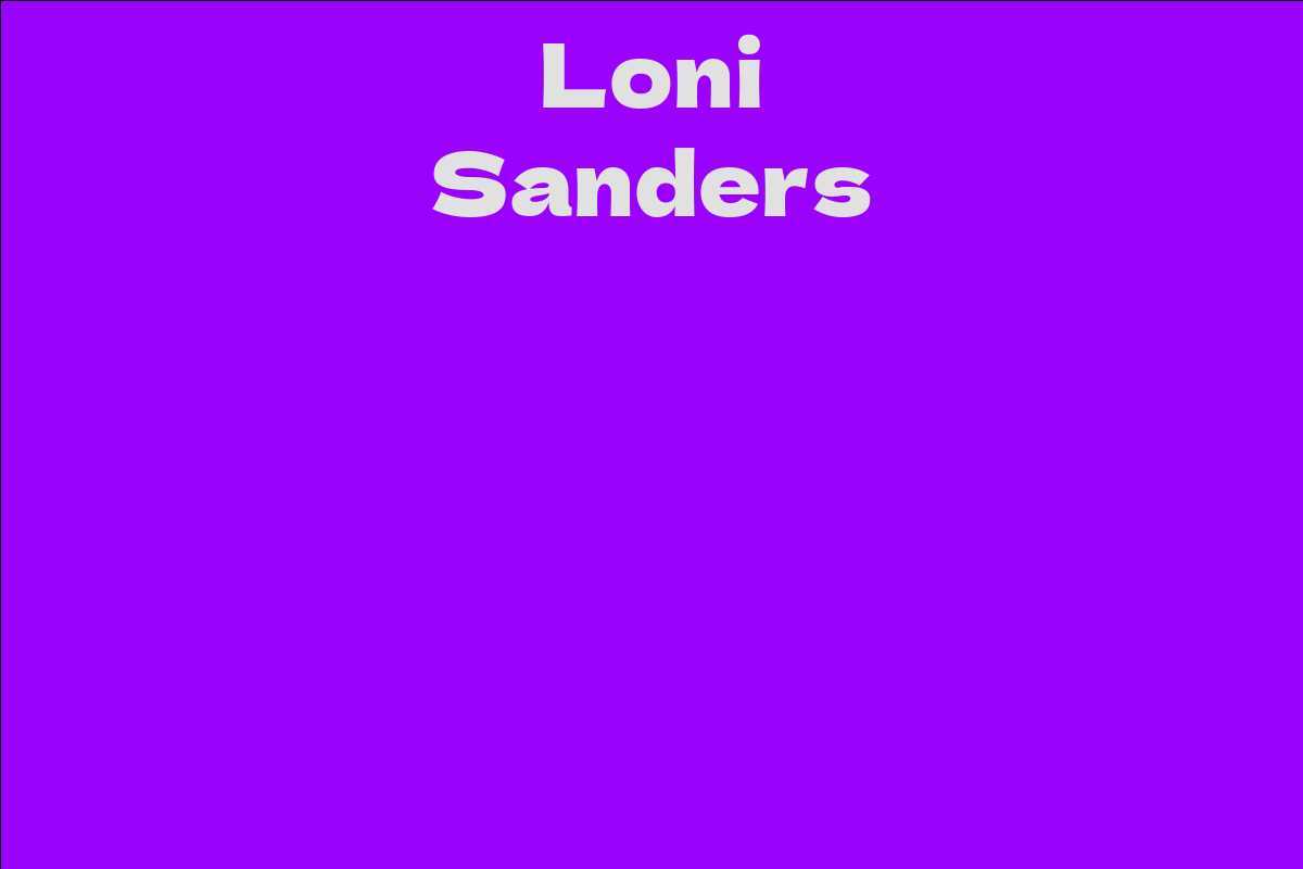 Loni Sanders