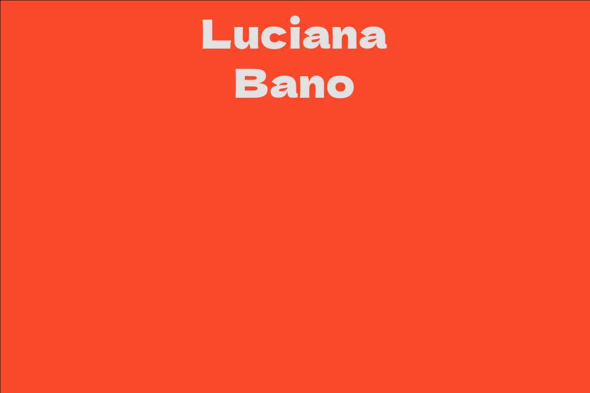 Luciana Bano