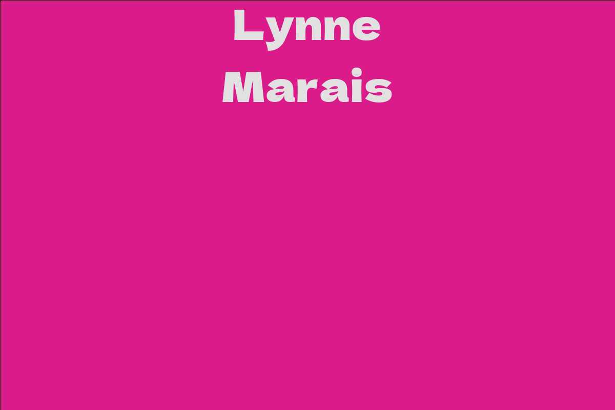 Lynne Marais