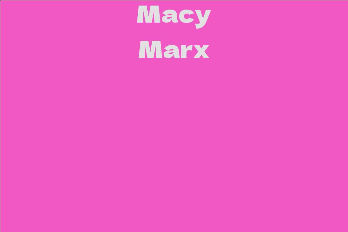 Macy Marx
