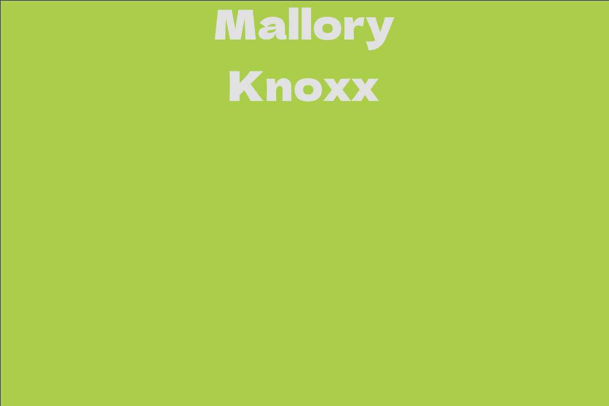 Mallory Knoxx