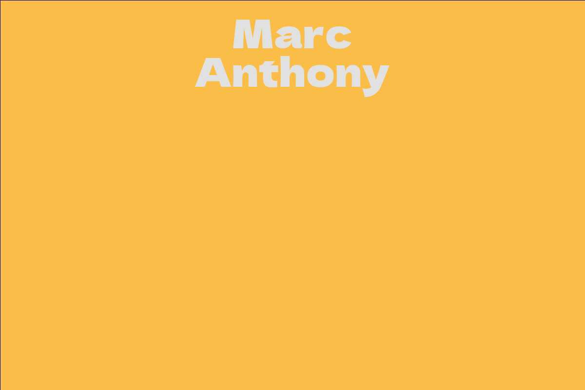 Marc Anthony