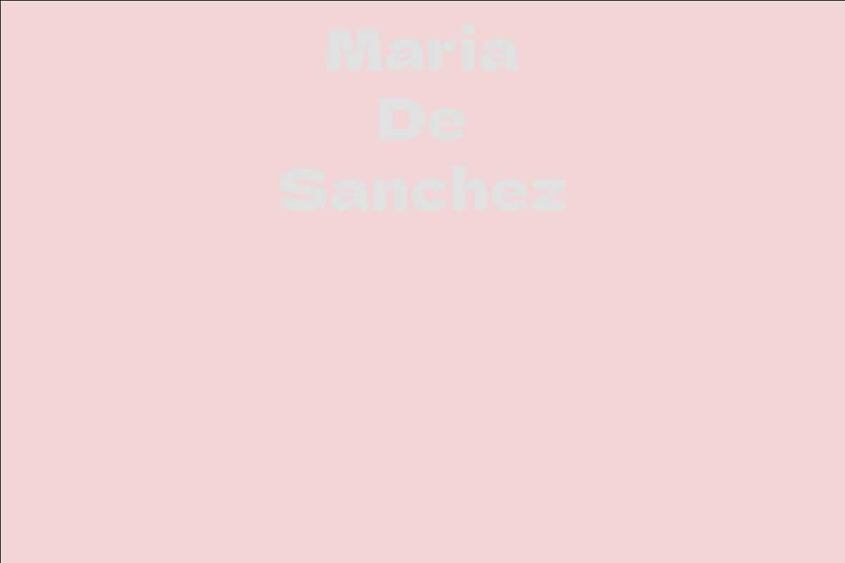 Maria De Sanchez