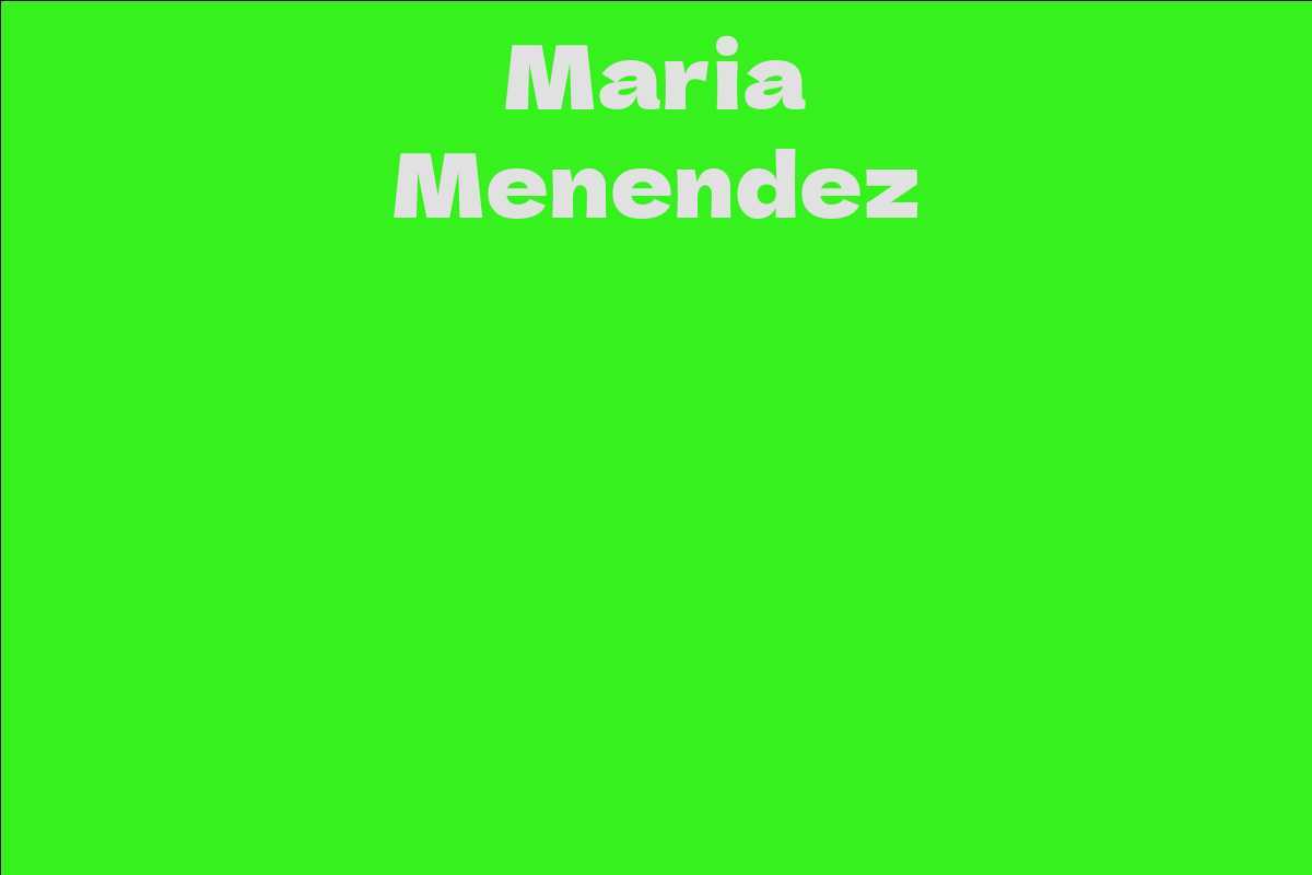 Maria Menendez