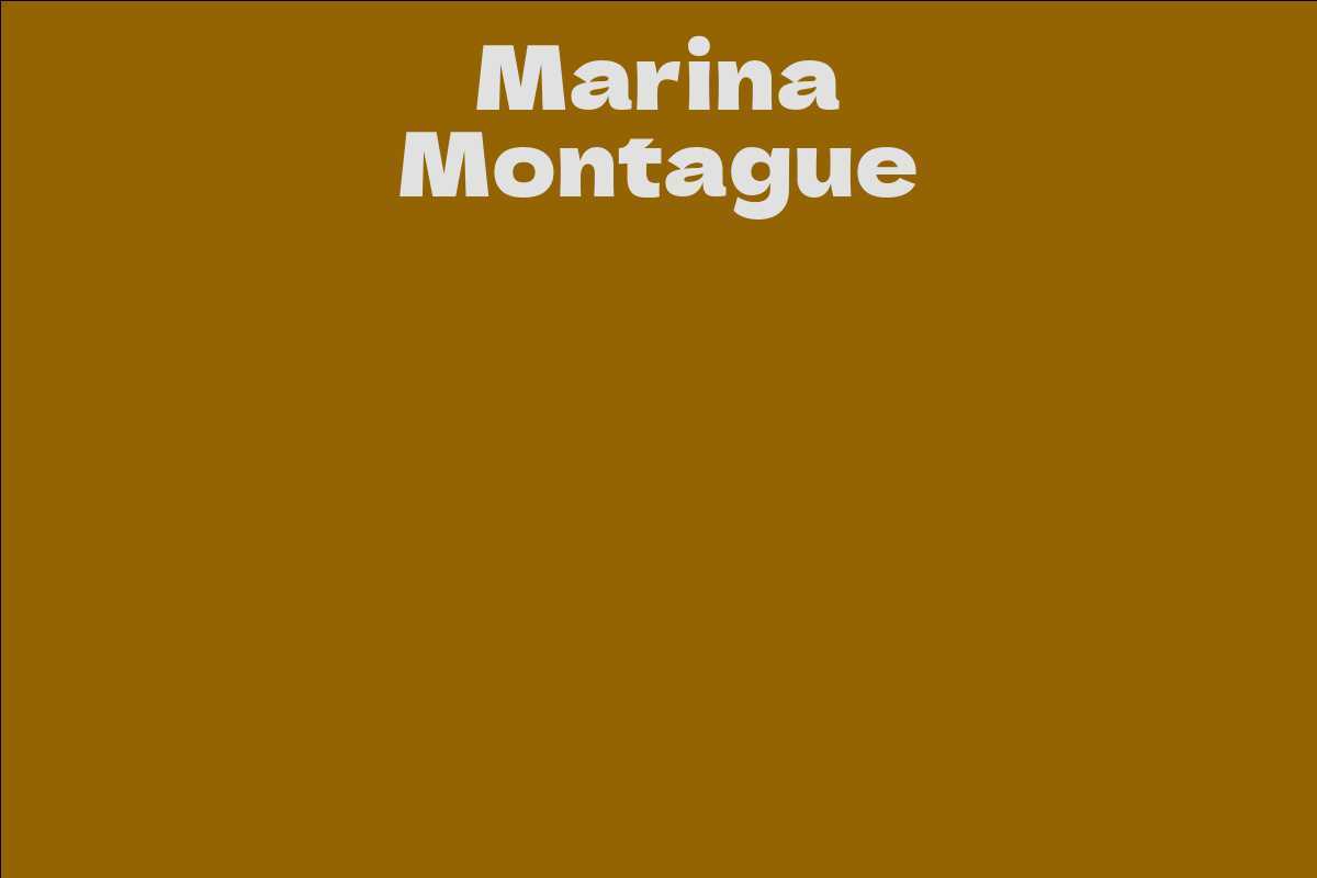 Marina Montague