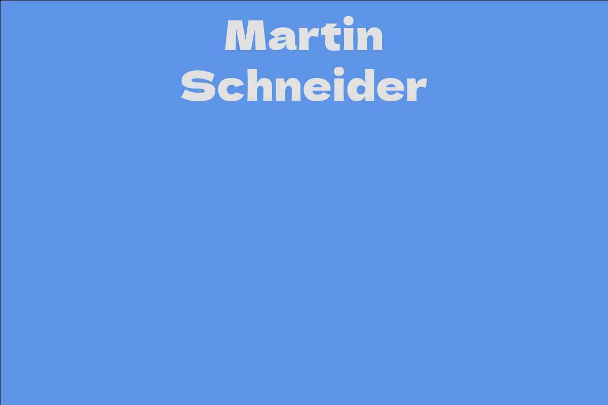 Martin Schneider