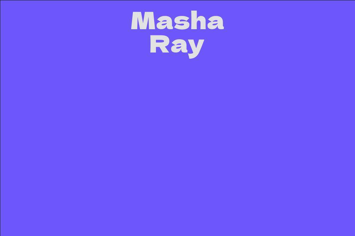 Masha Ray