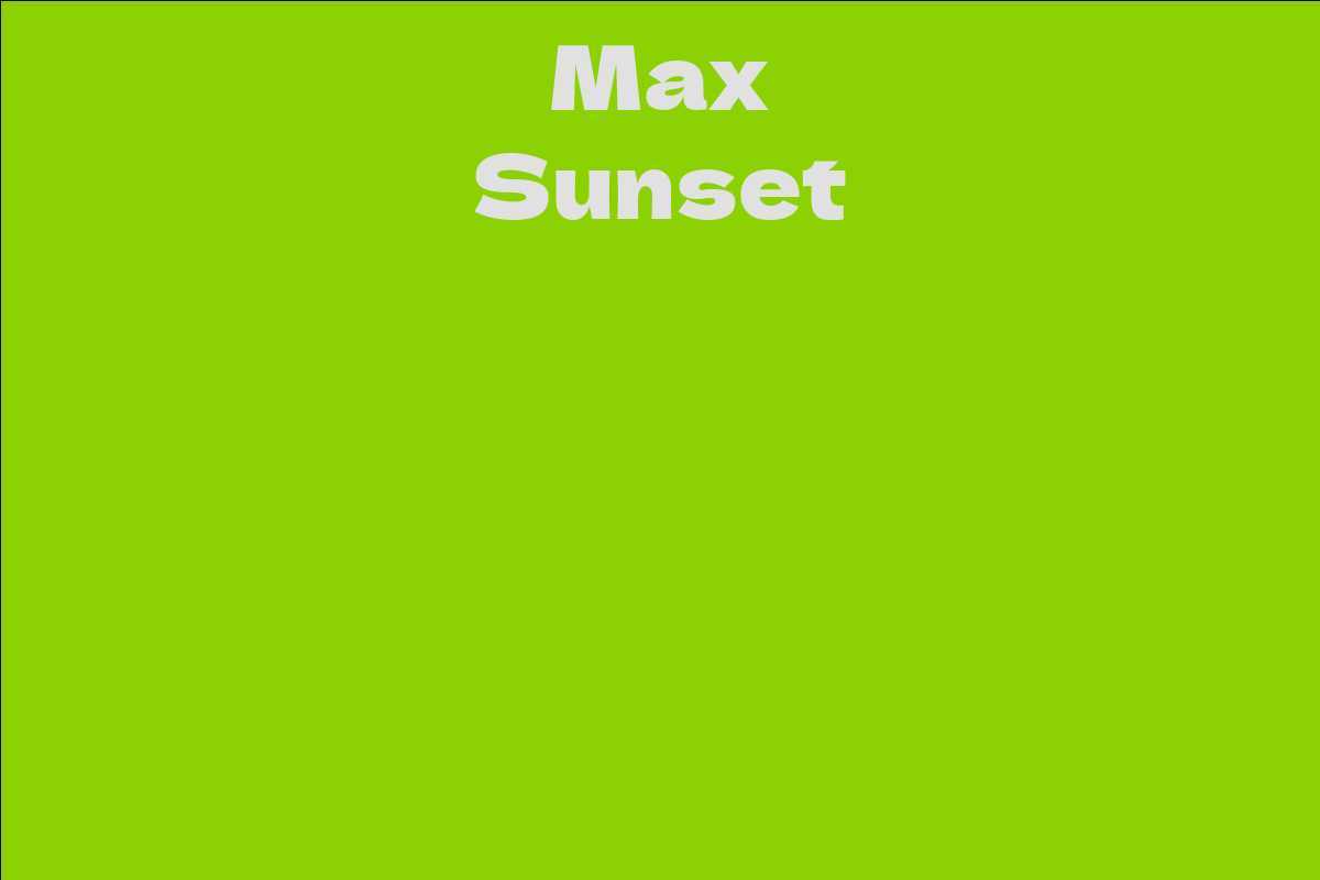 Max Sunset