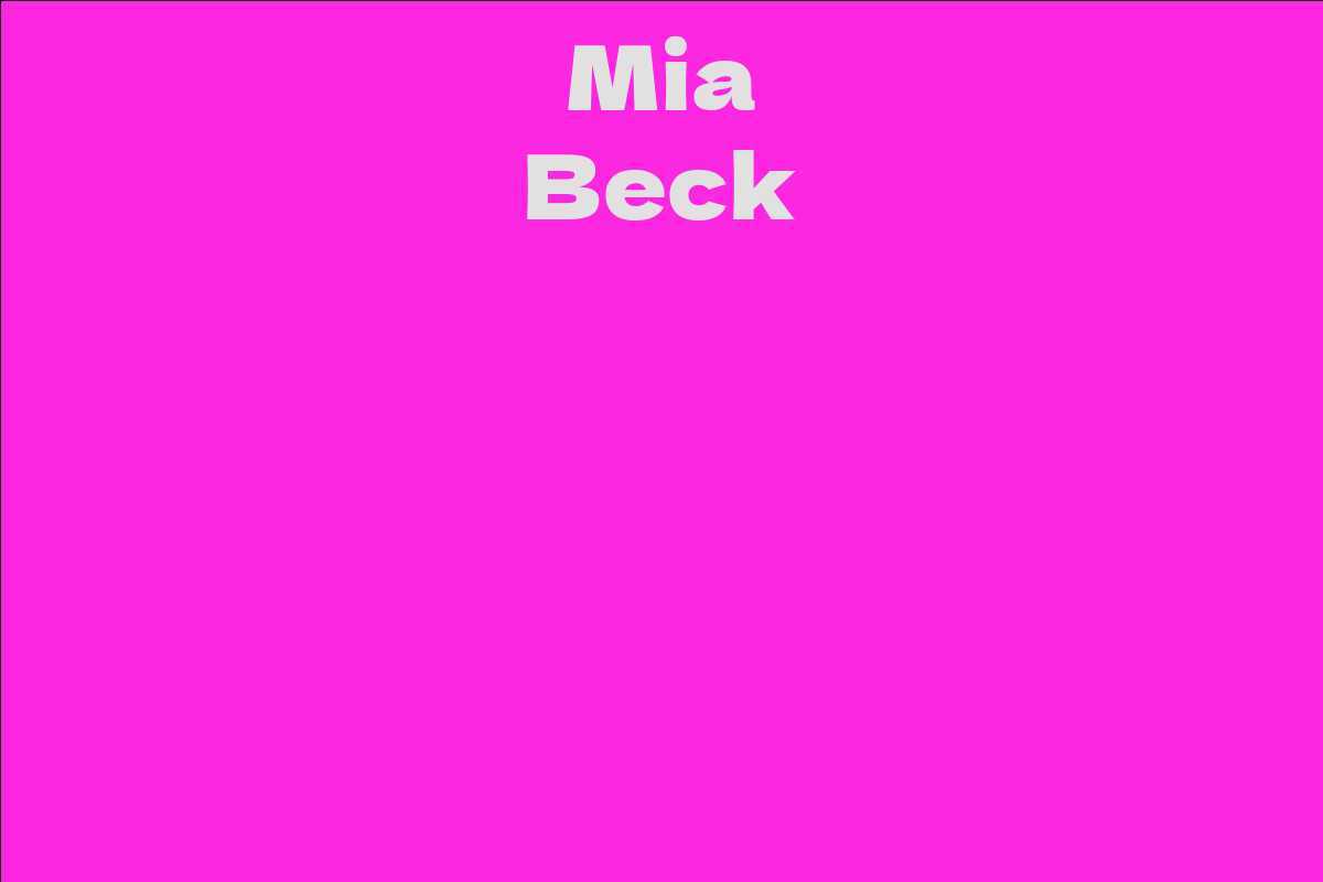 Mia Beck