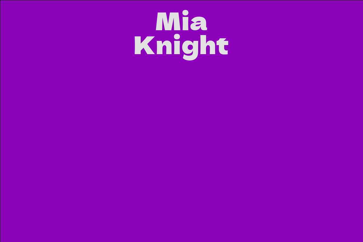Mia Knight