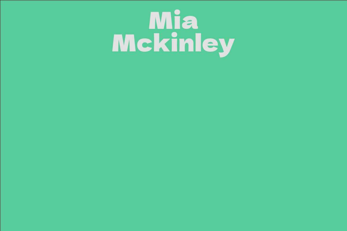Mia Mckinley