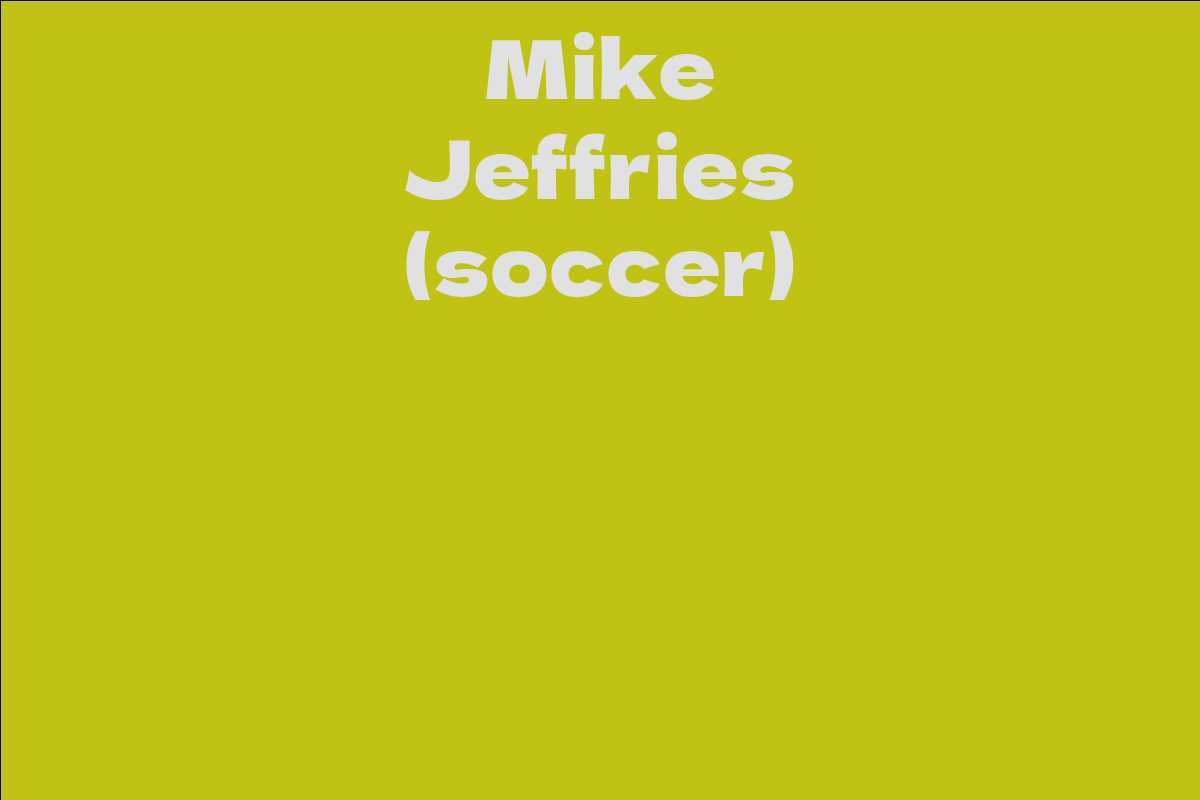 Mike Jeffries (soccer)