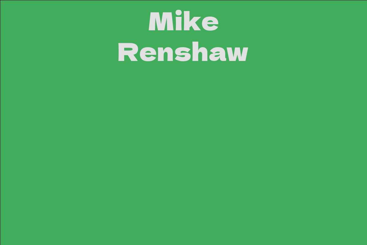 Mike Renshaw