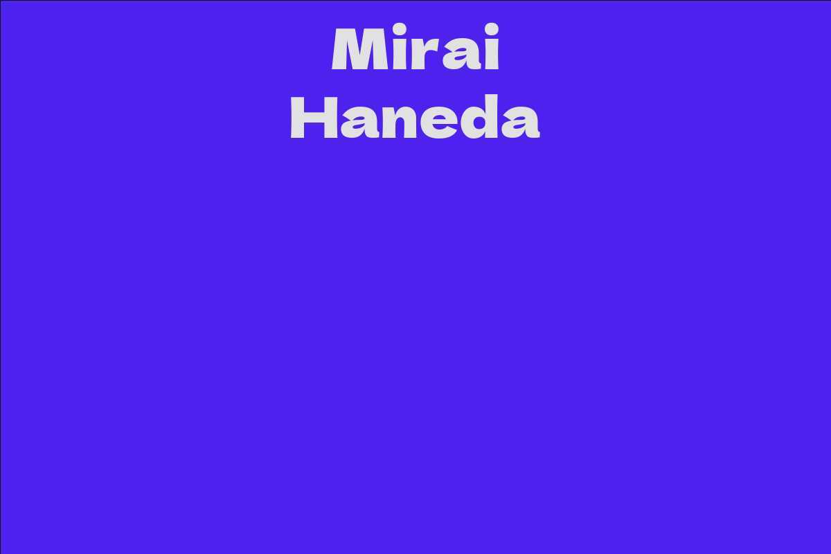 Mirai Haneda