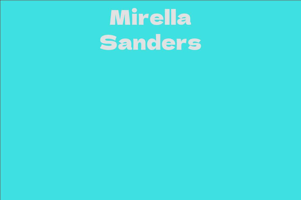 Mirella Sanders