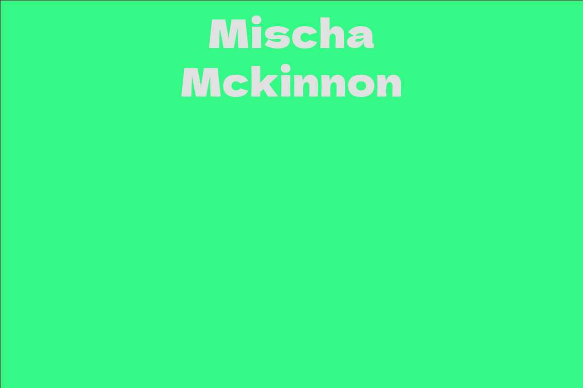 Mischa Mckinnon