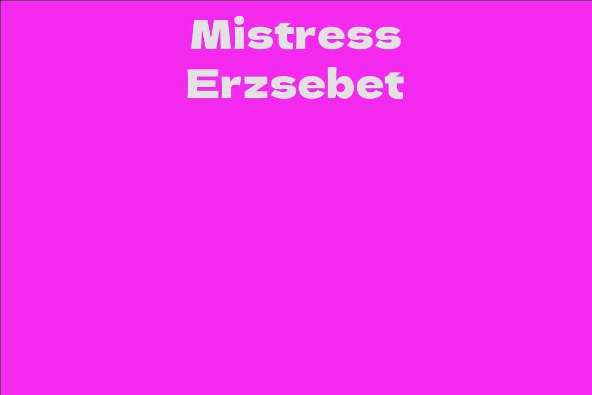 Mistress Erzsebet