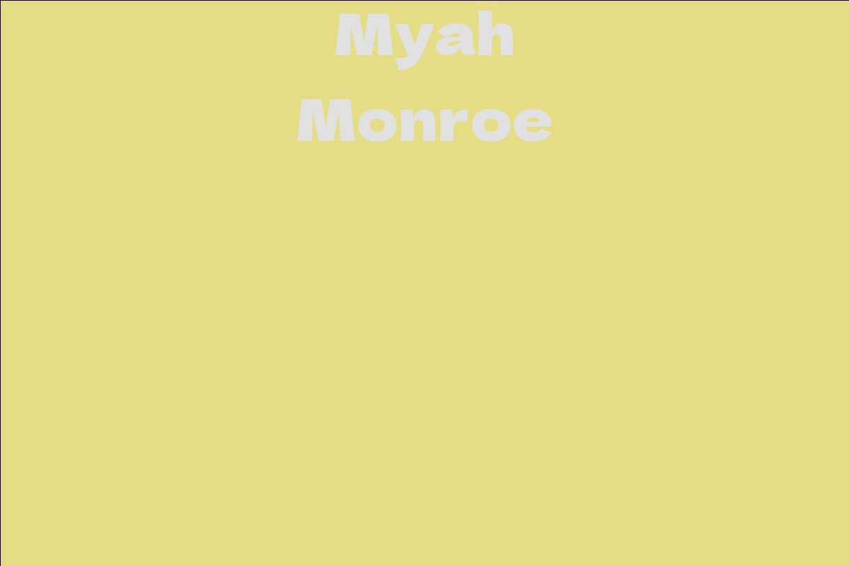Myah Monroe