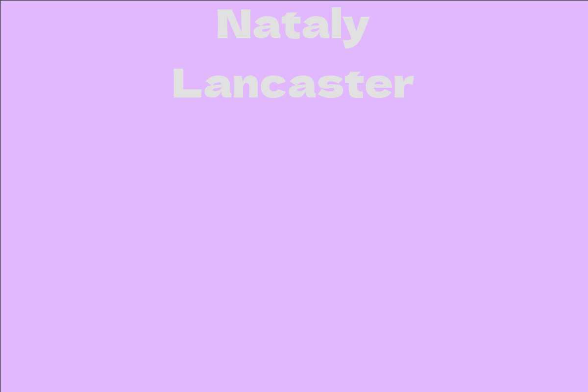 Nataly Lancaster