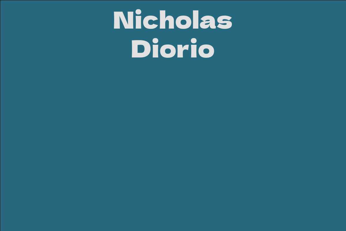 Nicholas Diorio