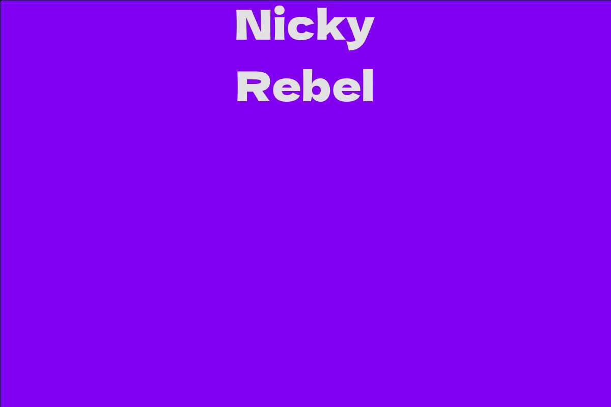 Nicky Rebel