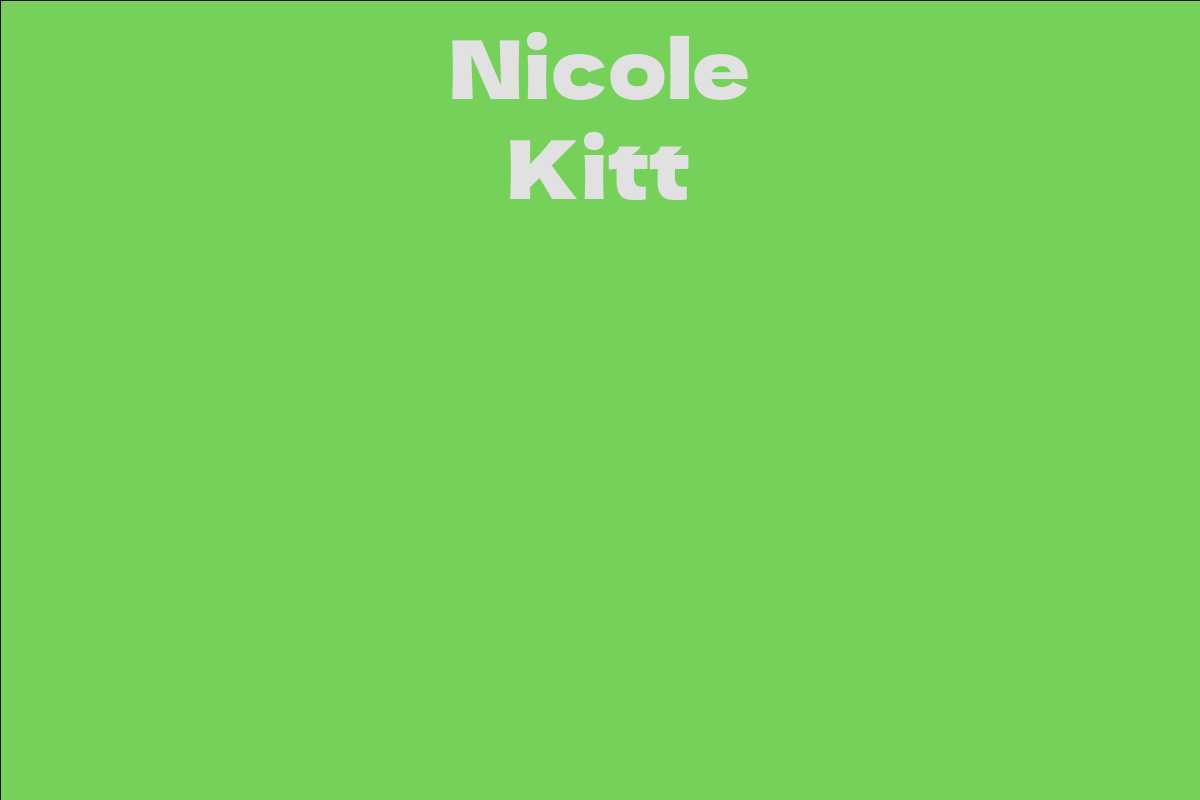 Nicole Kitt