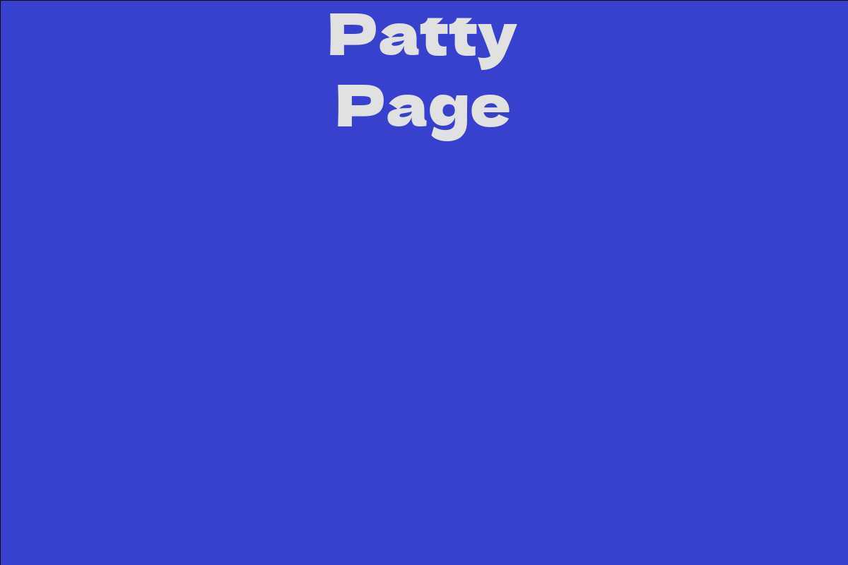 Patty Page