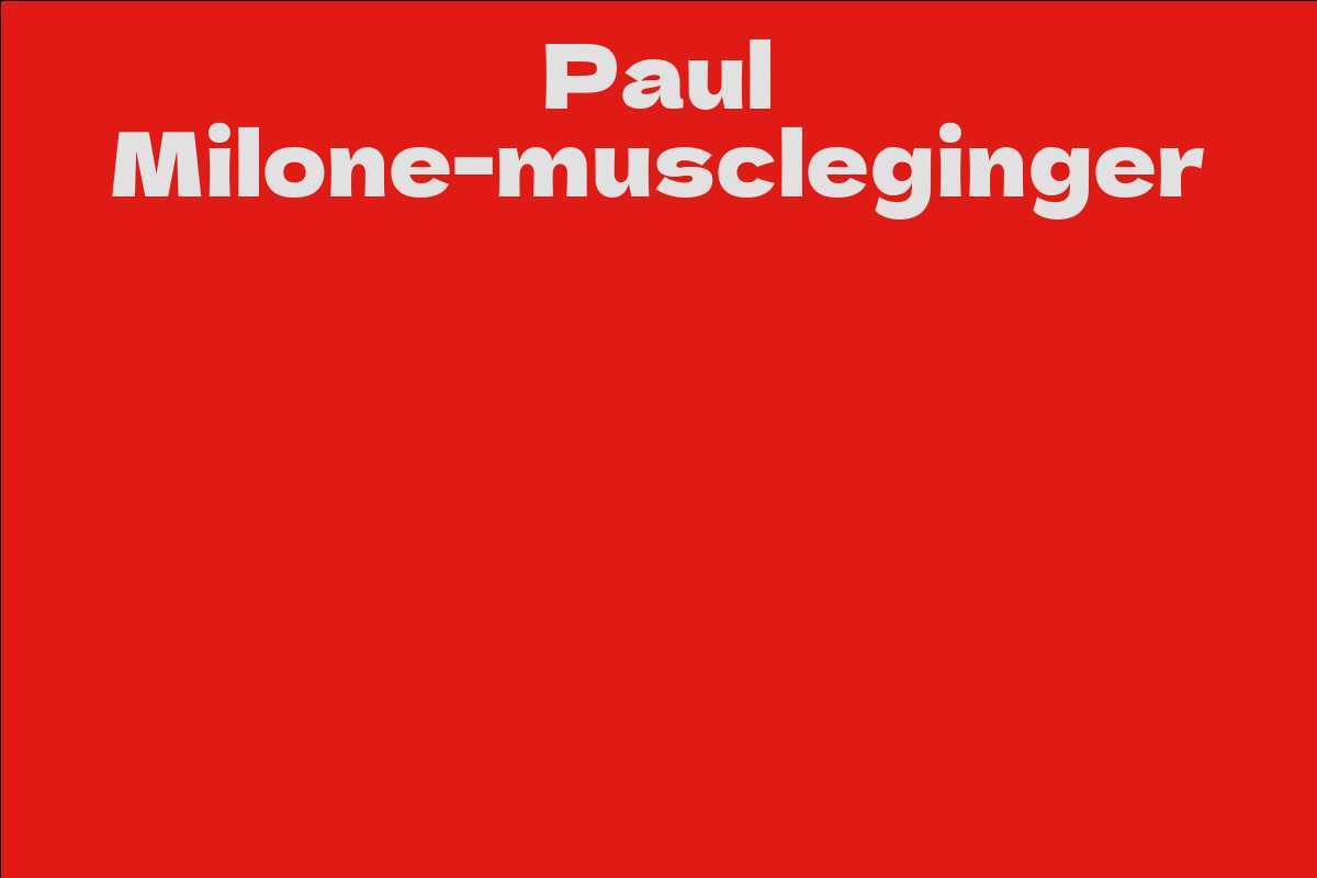 Paul Milone-muscleginger
