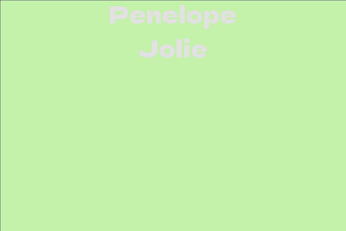 Penelope Jolie