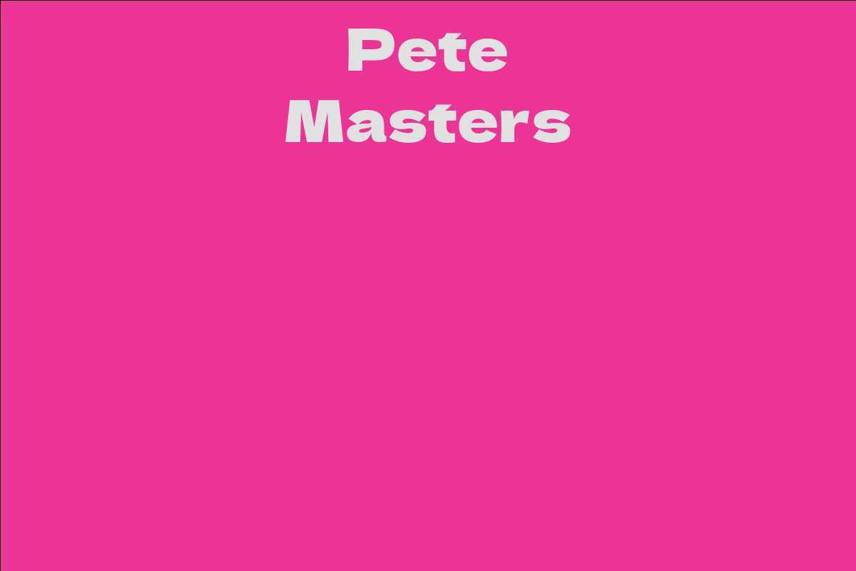 Pete Masters