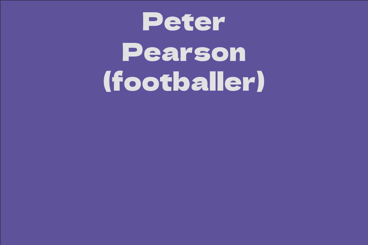 Peter Pearson (footballer)