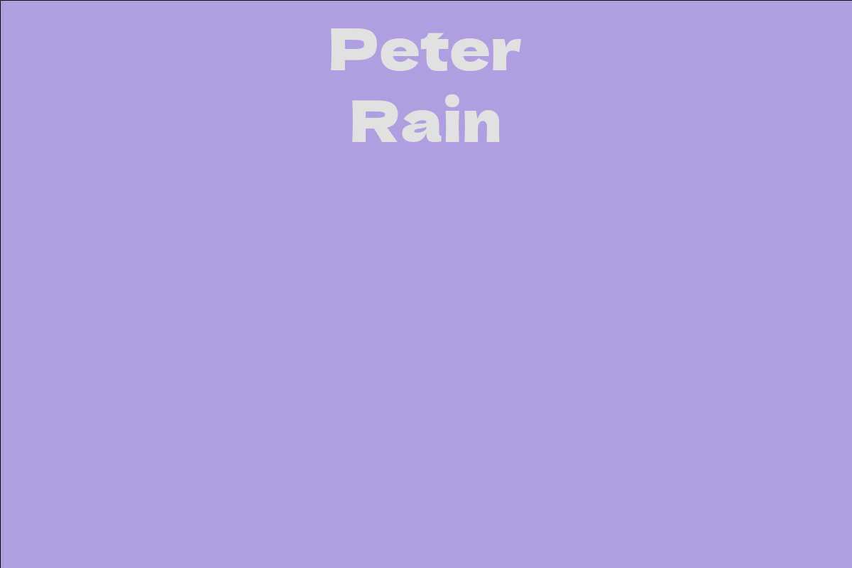 Peter Rain