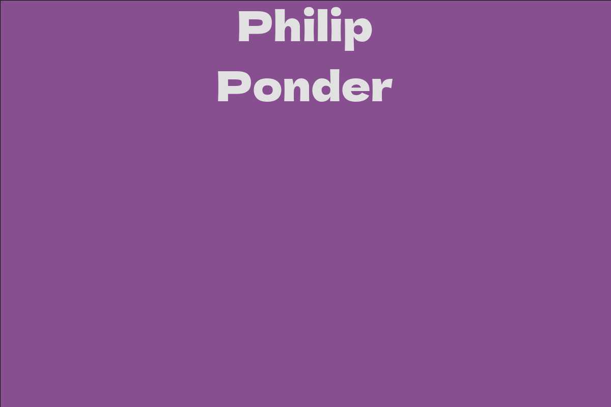 Philip Ponder
