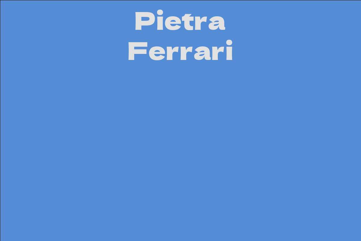 Pietra Ferrari