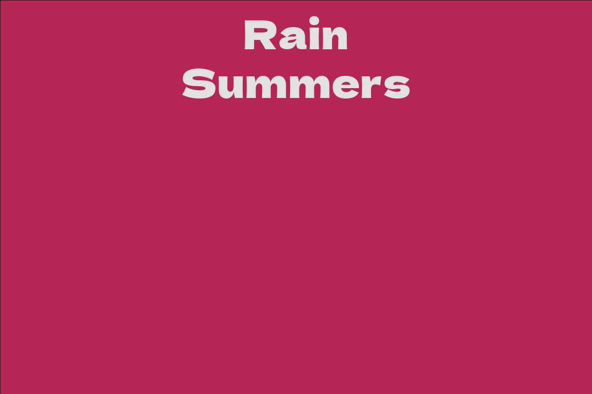 Rain Summers