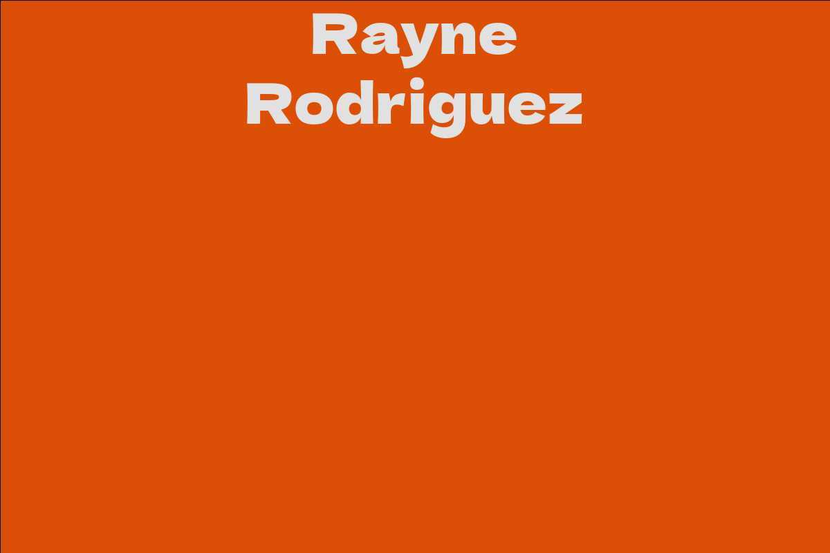 Rayne Rodriguez