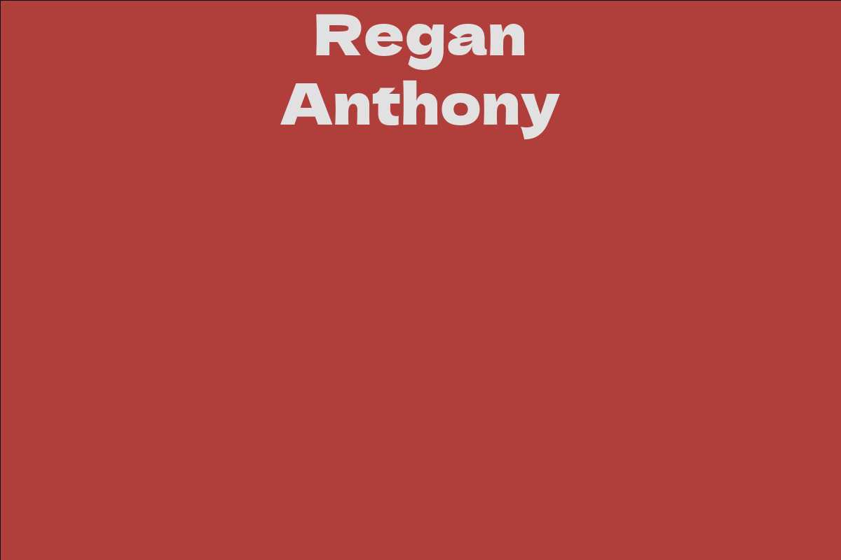 Regan Anthony