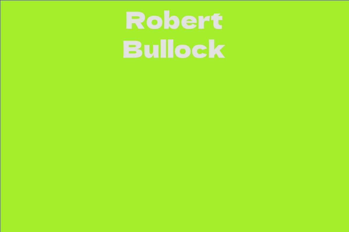 Robert Bullock