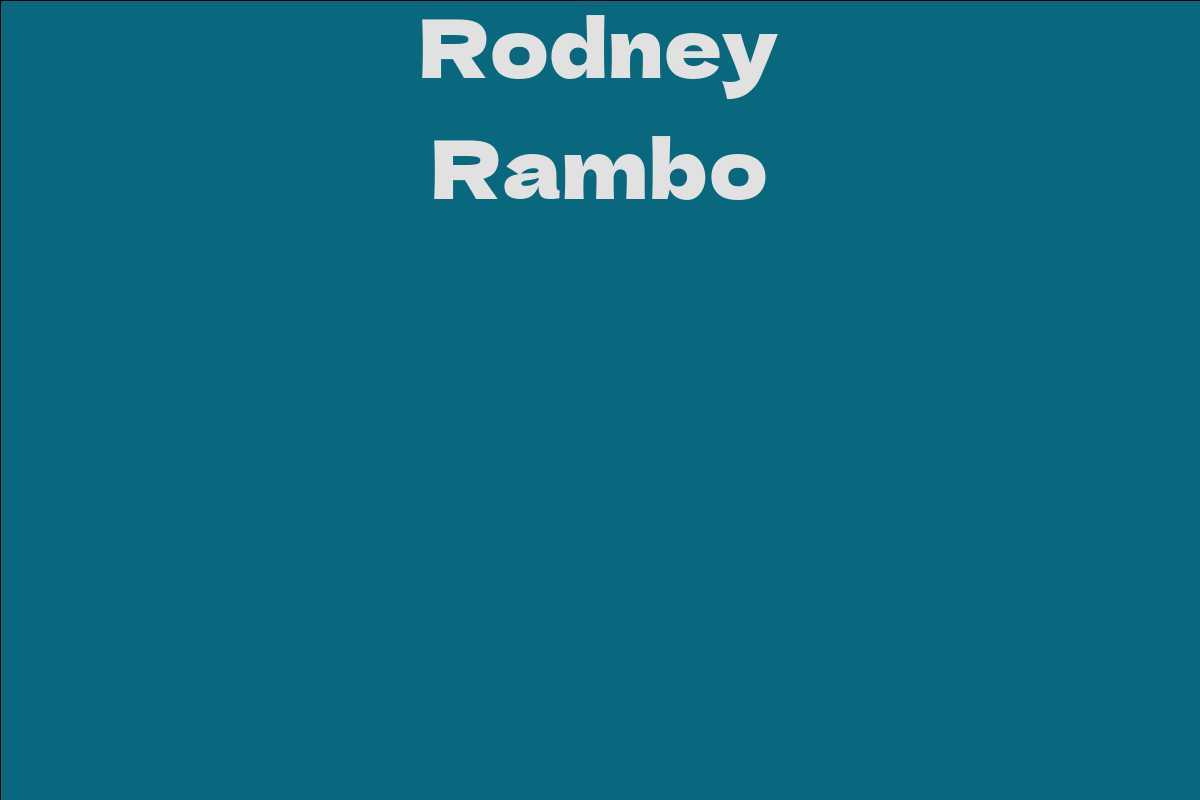 Rodney Rambo