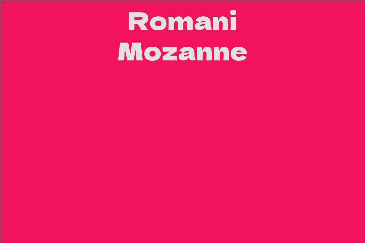 Romani Mozanne