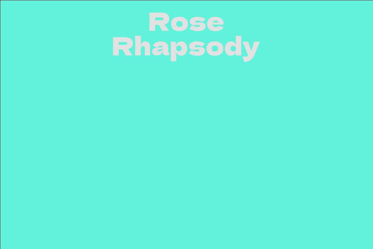 Rose Rhapsody