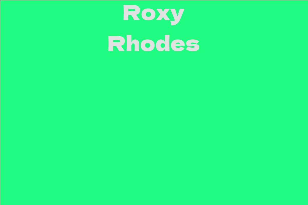 Roxy Rhodes