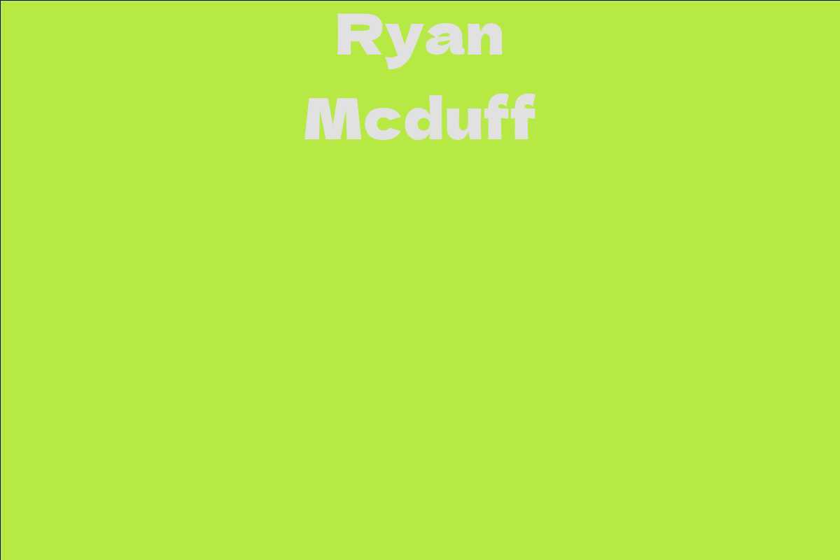 Ryan Mcduff