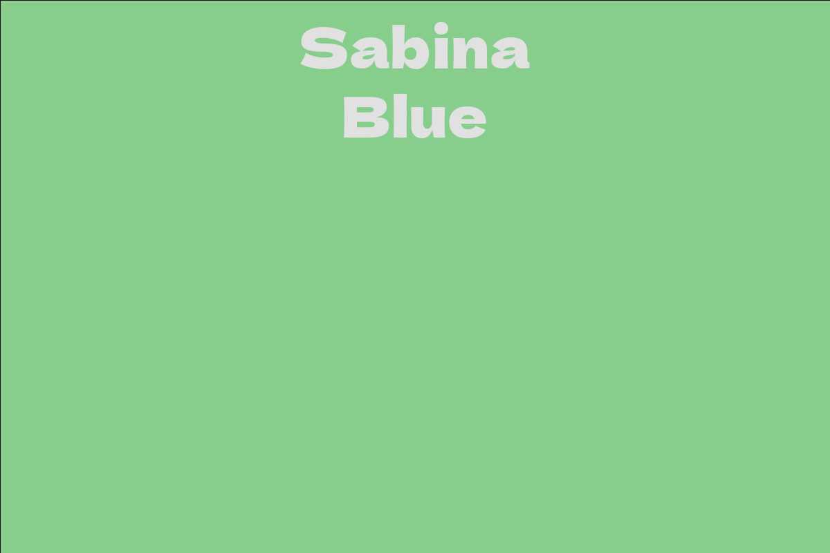 Sabina Blue