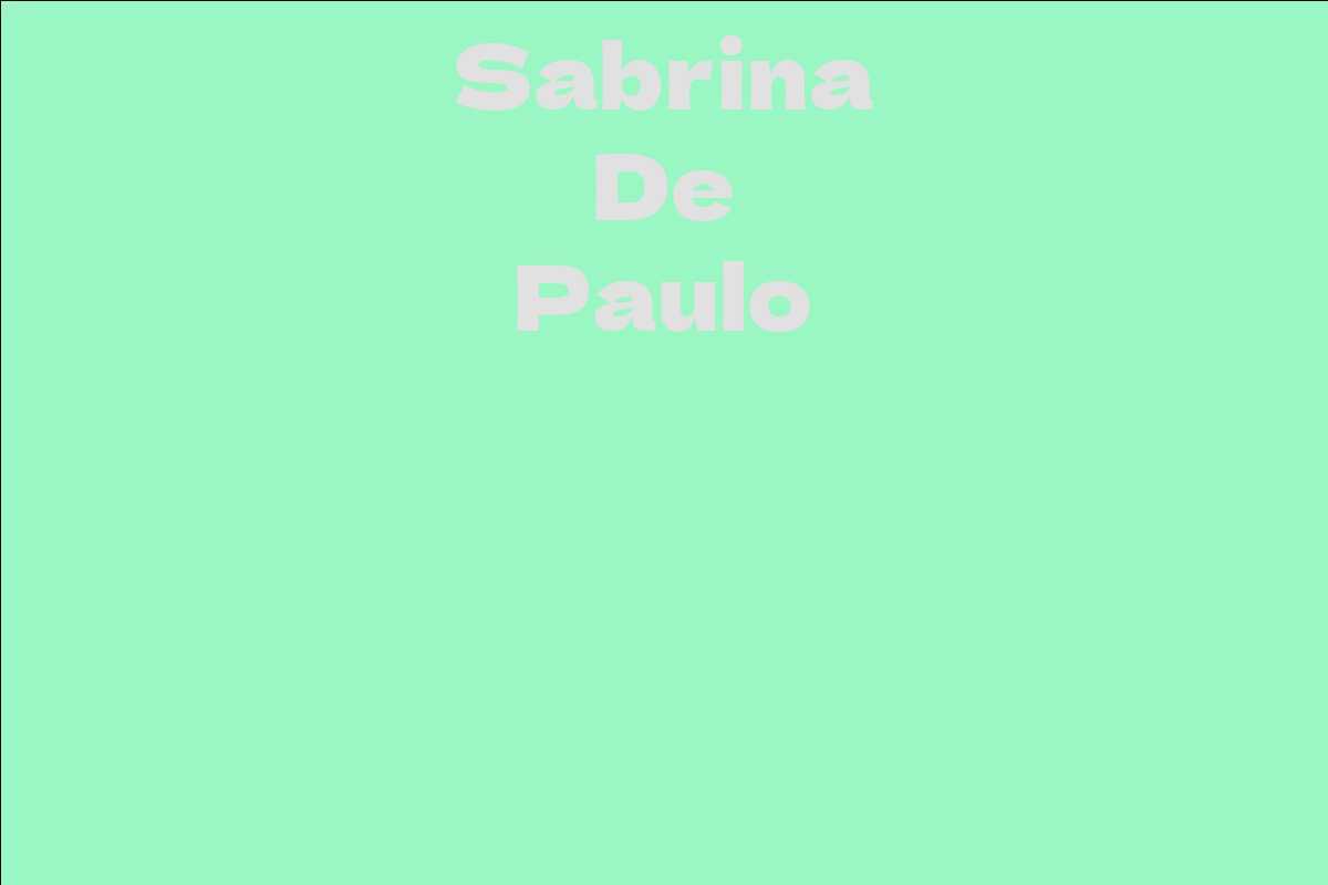 Sabrina De Paulo