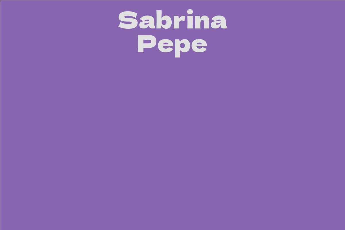 Sabrina Pepe