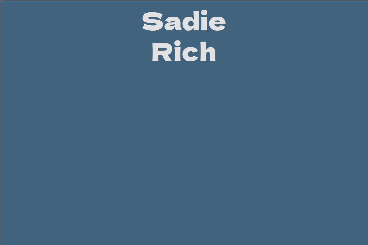 Sadie Rich